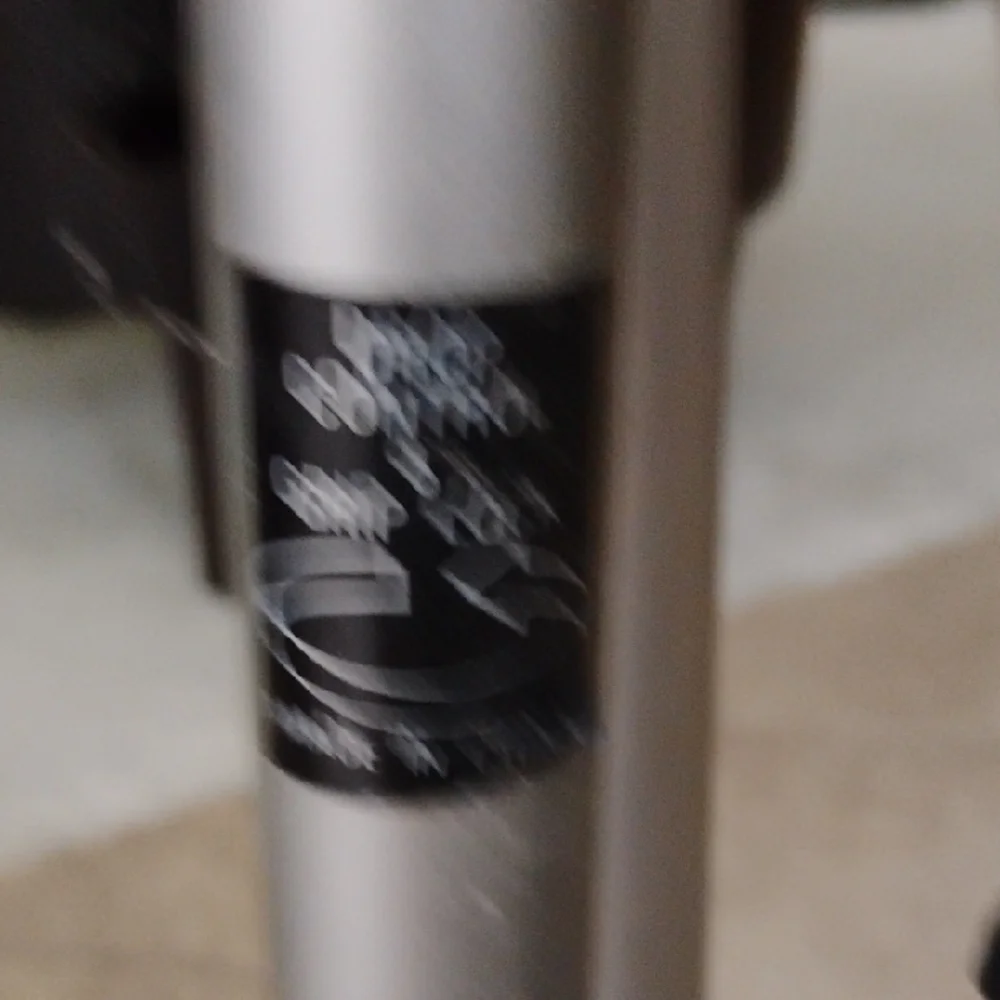 Silver and Black Telescoping Tripod with Adjustable Angles